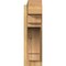 Ekena Millwork Merced Block Rough Sawn Outlooker, Western Red Cedar, 6"W x 20"D x 20"H OUT06X20X20MRC05RWR - alternate 2